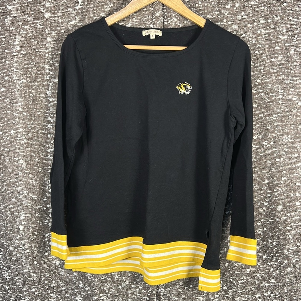 UG Apparel University of Missouri Mizzou Tigers Long Sleeve‎ Women’s Top Shirt